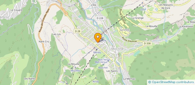 localisation de l'entreprise MSP  MORZINE