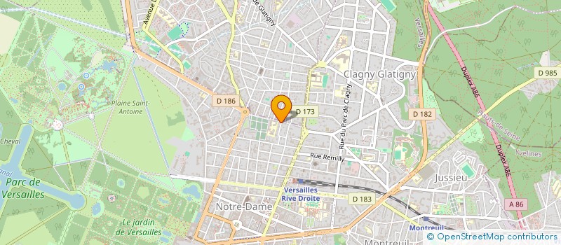 localisation de l'entreprise MSP à VERSAILLES