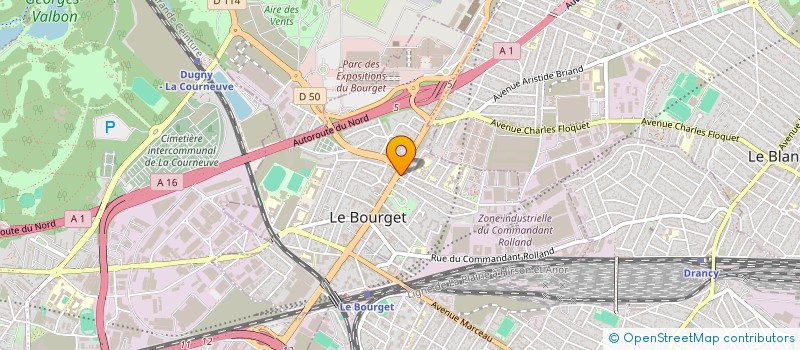 localisation de l'entreprise MSP à LE BOURGET