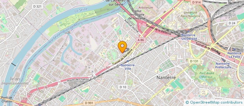 localisation de l'entreprise MSP 92  NANTERRE