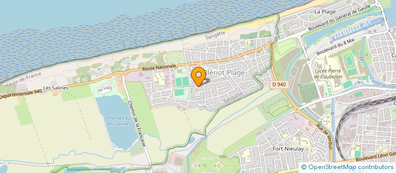 localisation de l'entreprise MSP BLERIOT SANGATTE  SANGATTE