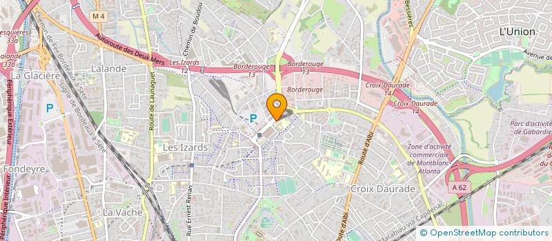 localisation de l'entreprise MSP BORDEROUGE NORD à TOULOUSE