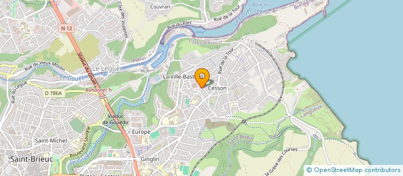 localisation de l'entreprise MSP CESSON à SAINT-BRIEUC