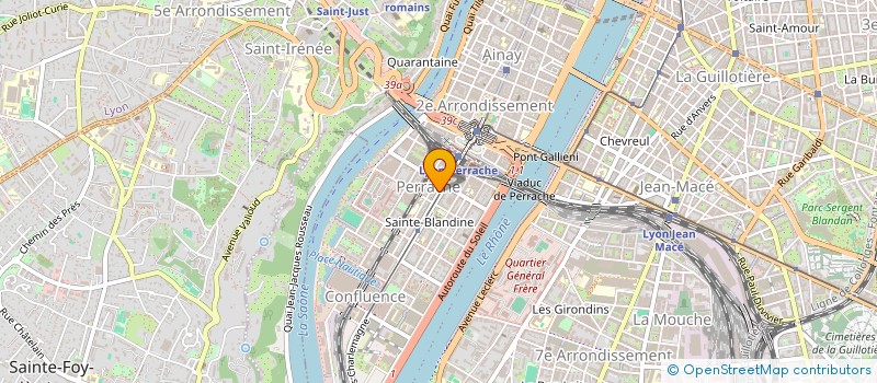 localisation de l'entreprise MSP CHARLEMAGNE à LYON