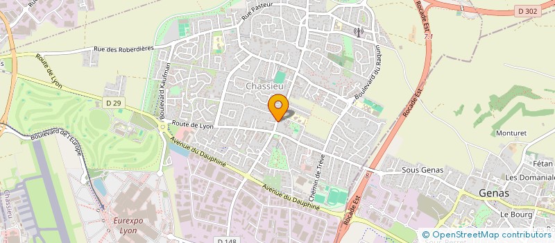 localisation de l'entreprise MSP CHASSIEU  CHASSIEU