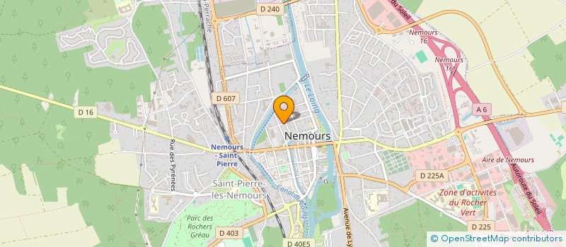 localisation de l'entreprise MSP COEUR DE TERRITOIRE  NEMOURS