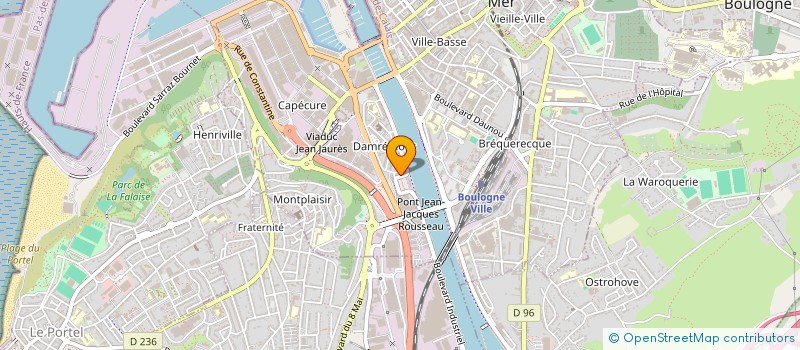 localisation de l'entreprise MSP DAMREMONT à BOULOGNE-SUR-MER