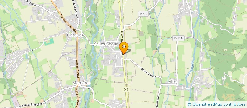 localisation de l'entreprise MSP DE L'ADOUR  SALLES-ADOUR