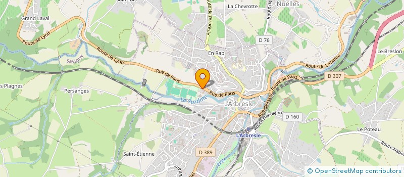 localisation de l'entreprise MSP DE L'ARBRESLE  L ARBRESLE