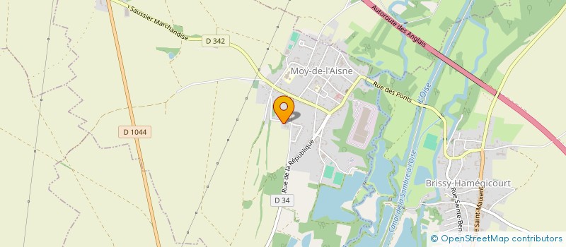 localisation de l'entreprise MSP DE LA VALLEE DE L'OISE à MOY-DE-L'AISNE