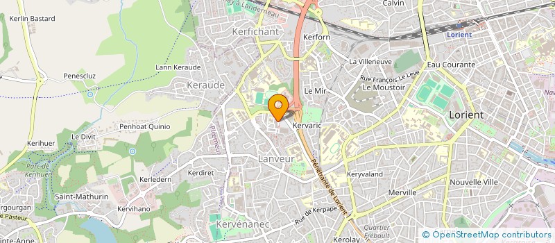 localisation de l'entreprise MSP DE LANVEUR  LORIENT