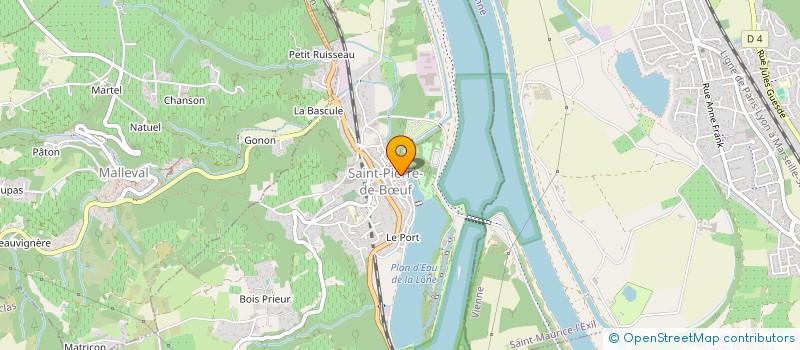 localisation de l'entreprise MSP DE SAINT-PIERRE-DE-BOEUF  SAINT-PIERRE-DE-BUF