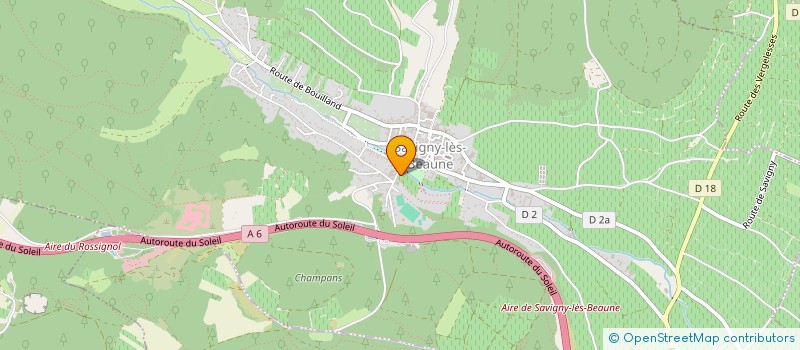 localisation de l'entreprise MSP DE SAVIGNY-LES-BEAUNE  SAVIGNY-LES-BEAUNE