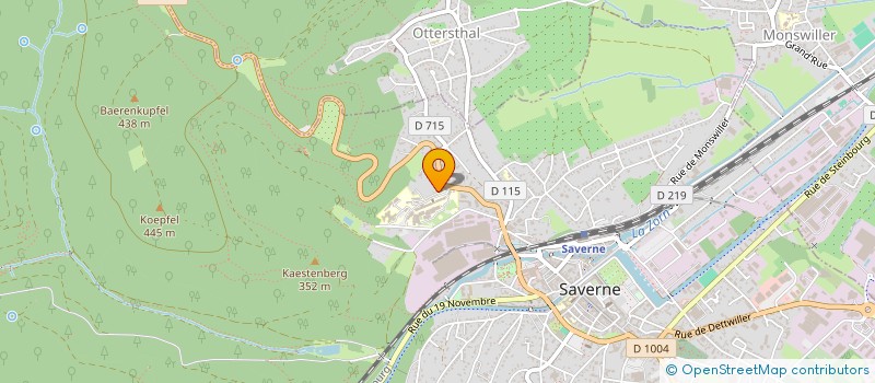 localisation de l'entreprise MSP DE STEINBOURG  SAVERNE