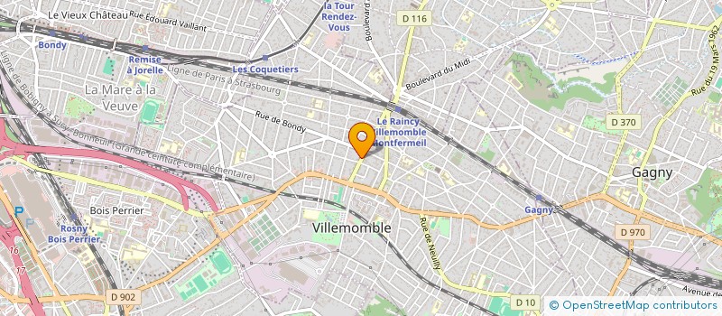 localisation de l'entreprise MSP DE VILLEMOMBLE  VILLEMOMBLE