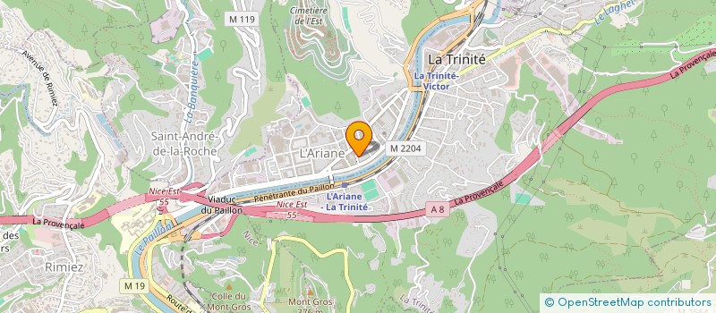 localisation de l'entreprise MSP DELVALLE à NICE
