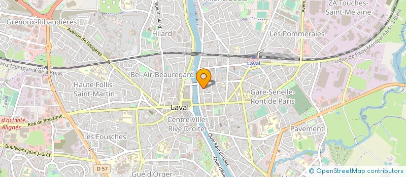 localisation de l'entreprise MSP DES 2 RIVES à LAVAL
