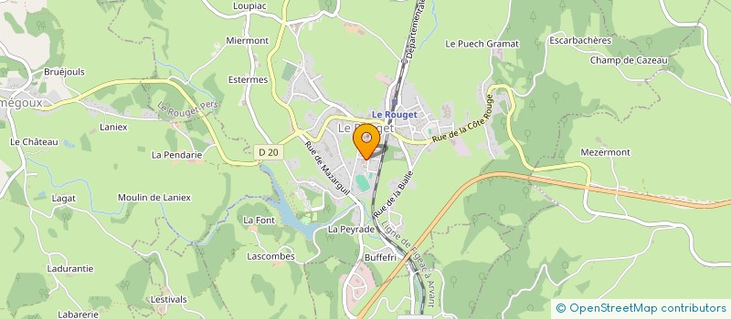 localisation de l'entreprise MSP DES LILAS à LE ROUGET-PERS