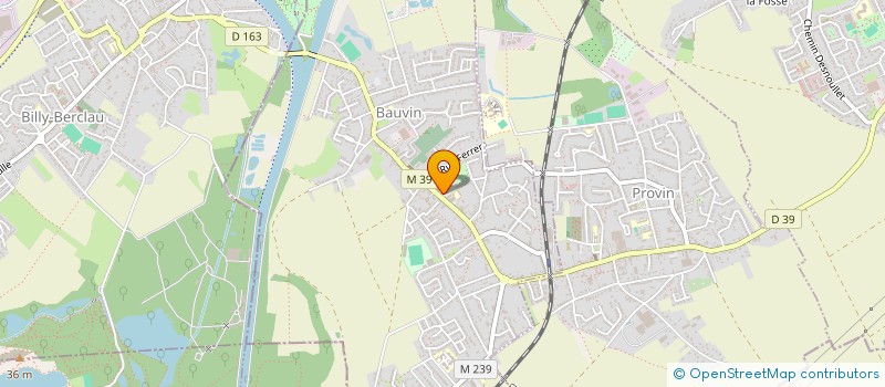 localisation de l'entreprise MSP DES PROFESSIONNELS DE SANTE DE BAUVIN  BAUVIN