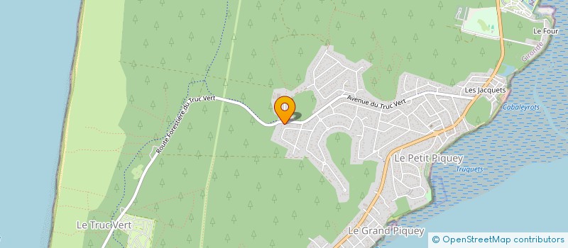 localisation de l'entreprise MSP DU CAP FERRET  LEGE-CAP-FERRET