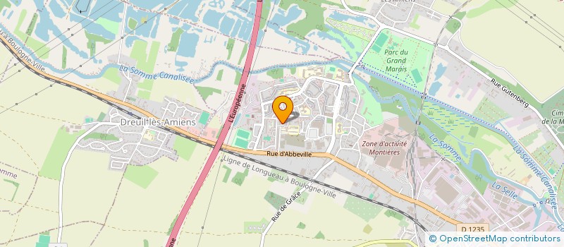 localisation de l'entreprise MSP DU GRAND MARAIS  AMIENS