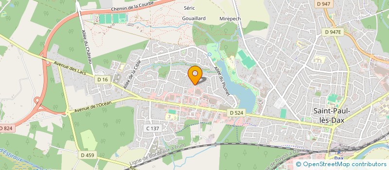 localisation de l'entreprise MSP DU LAC  SAINT-PAUL-LES-DAX