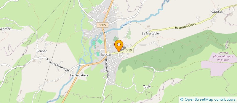 localisation de l'entreprise MSP DU VAL D'AUTHRE à JUSSAC