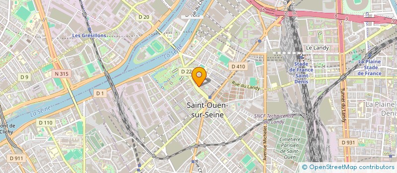 localisation de l'entreprise MSP FINANCE à SAINT-OUEN-SUR-SEINE