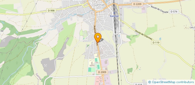 localisation de l'entreprise MSP GANNAT  GANNAT