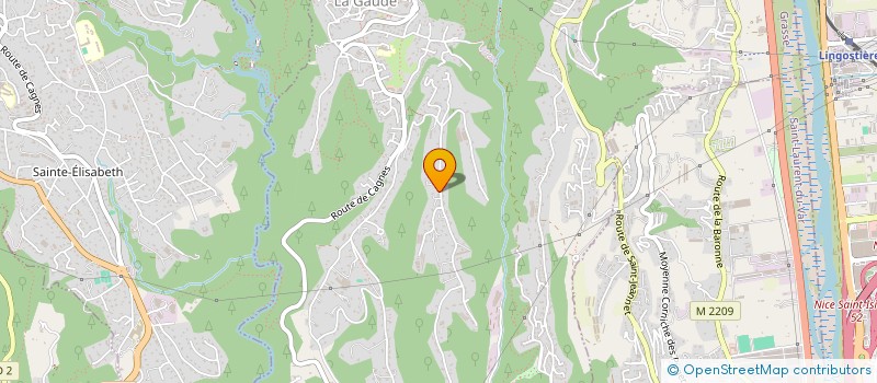 localisation de l'entreprise MSP INVEST  LA GAUDE