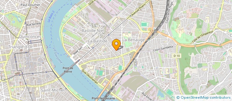 localisation de l'entreprise MSP LA BASTIDE  BORDEAUX