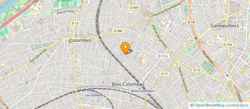 localisation de l'entreprise MSP LA COLOMBE  COLOMBES