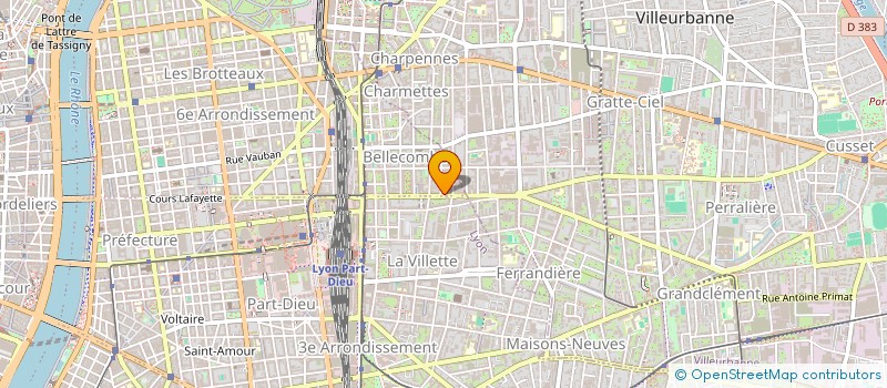 localisation de l'entreprise MSP LAFAYETTE à LYON