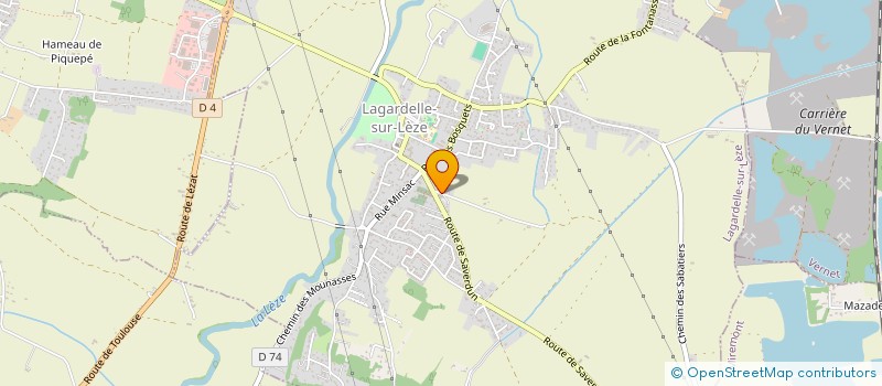 localisation de l'entreprise MSP LAGARDELLE  LAGARDELLE-SUR-LEZE