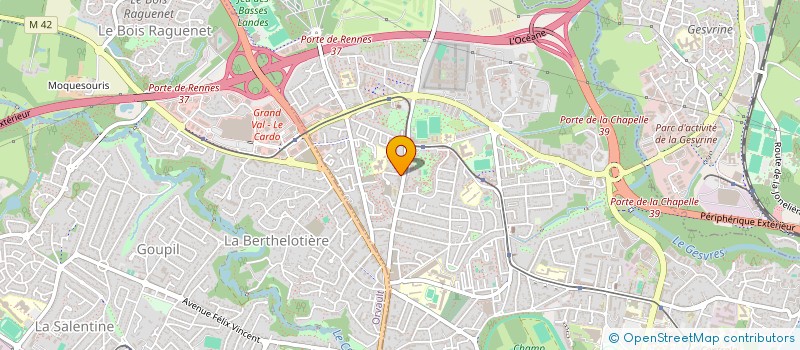 localisation de l'entreprise MSP LE CHENE ET LE ROSEAU NANTES NORD  NANTES