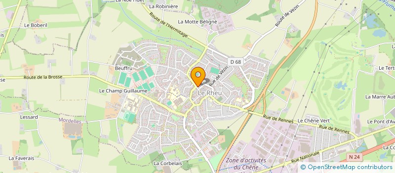 localisation de l'entreprise MSP LE RHEU  LE RHEU