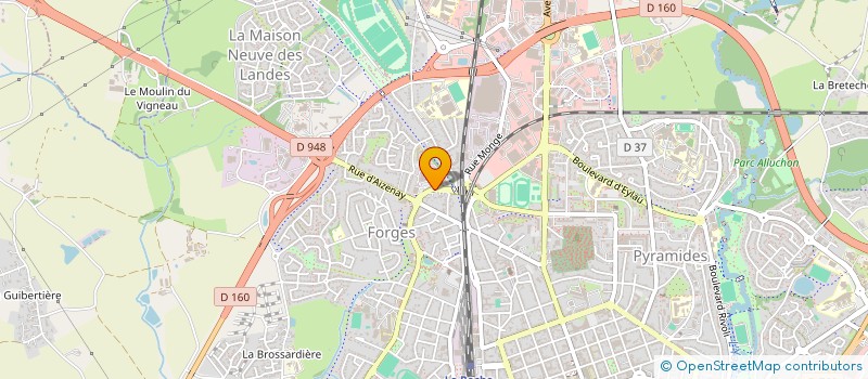 localisation de l'entreprise MSP LES FORGES à LA ROCHE-SUR-YON
