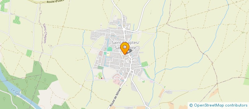 localisation de l'entreprise MSP LES RIVES DU GARDON  SAINT-CHAPTES