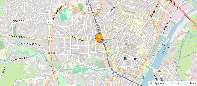 localisation de l'entreprise MSP MULSANT SENTEURS à ROANNE