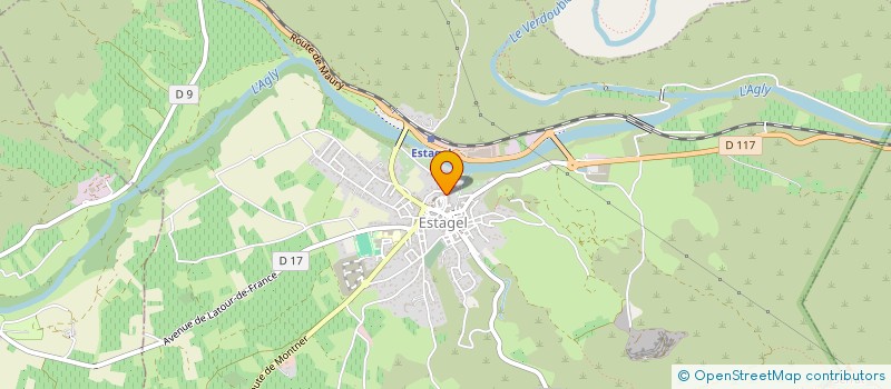 localisation de l'entreprise MSP MULTISITES D'ESTAGEL  ESTAGEL