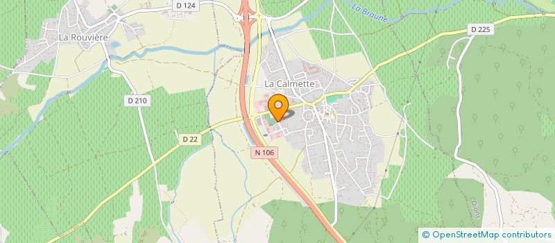 localisation de l'entreprise MSP PETIT VERGER  LA CALMETTE