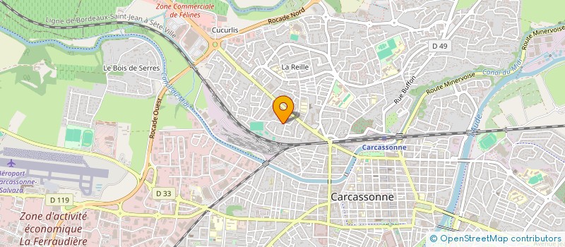 localisation de l'entreprise MSP PIERRE BLANCHE  CARCASSONNE