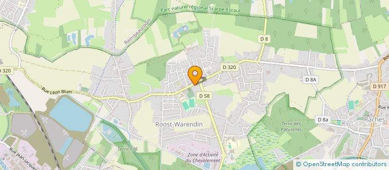 localisation de l'entreprise MSP ROOST-WARENDIN  ROOST-WARENDIN