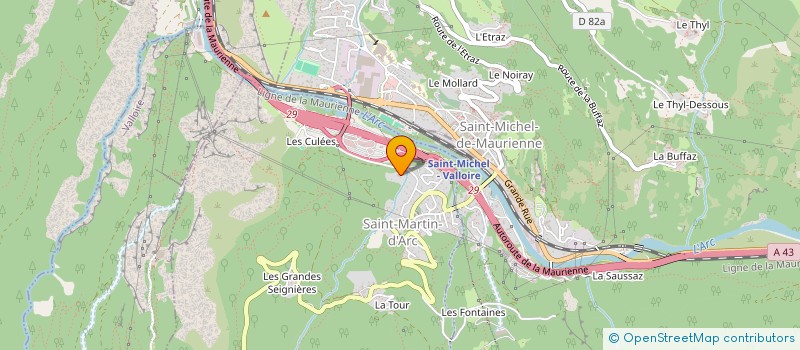 localisation de l'entreprise MSP ST MICHEL DE MAURIENNE  SAINT-MICHEL-DE-MAURIENNE