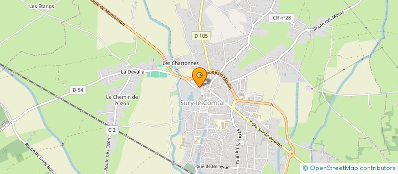 localisation de l'entreprise MSP SURYQUOISE  SURY-LE-COMTAL