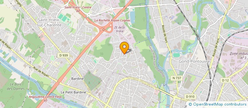 localisation de l'entreprise MSP SYLLEPSE à SAINT-YRIEIX-SUR-CHARENTE