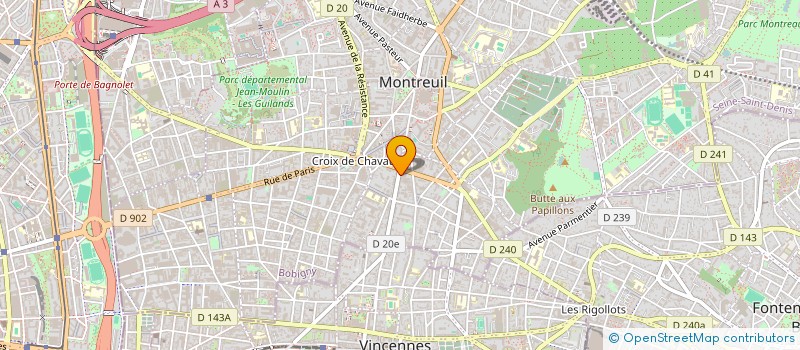 localisation de l'entreprise MSP WILSON  MONTREUIL