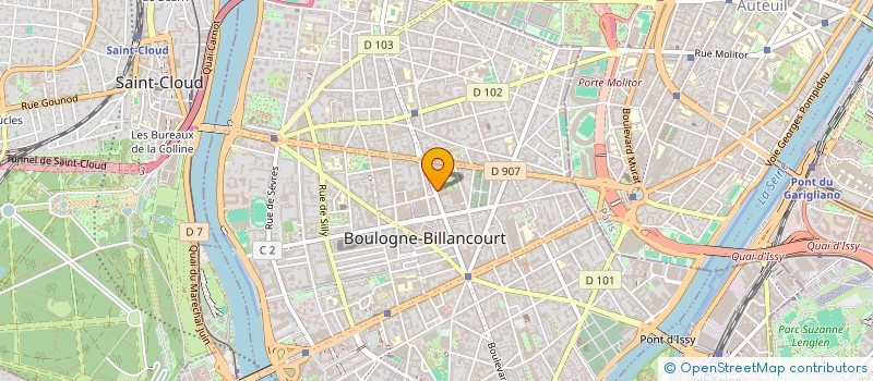 localisation de l'entreprise MSPC DECO à BOULOGNE-BILLANCOURT