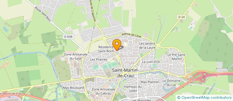 localisation de l'entreprise MSPI 13 à SAINT MARTIN DE CRAU