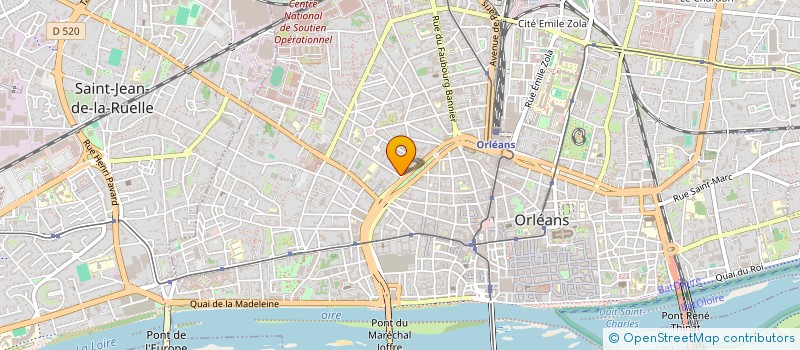 localisation de l'entreprise MSPROD à ORLEANS